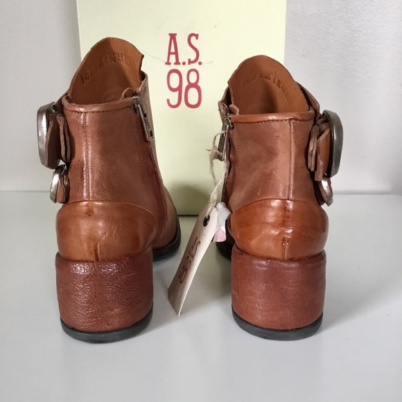 NIB A.S.98 Olin Ankle boots Cognac (42) 11 - Picture 9 of 11